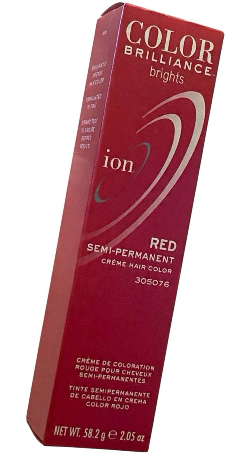 Ion Brights Red Semi-Permanent Hair Color Creme - 2.05 Oz