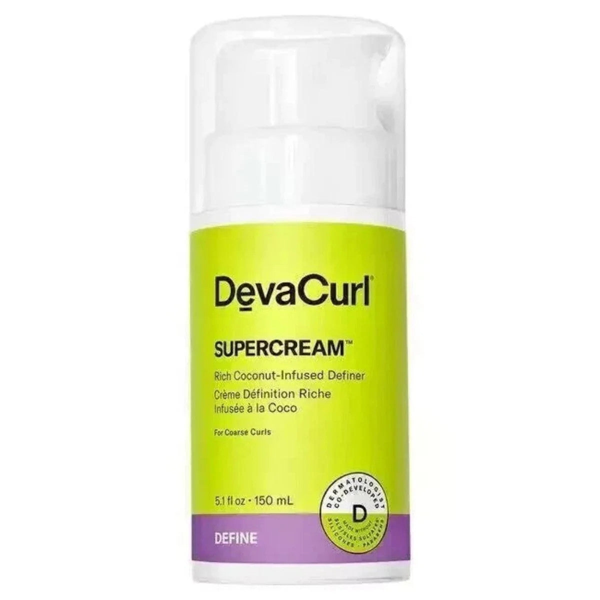 Moisturizing Curl Definer Cream for Curly & Wavy Hair - Coconut Scent