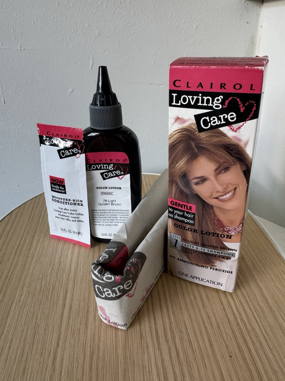 Hair Color Lotion Light Golden Brown 76 - Clairol Loving Care