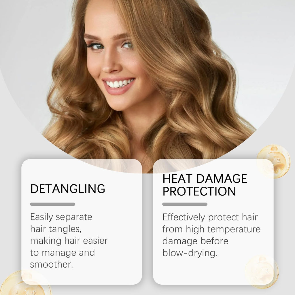 Leave-In Hair Conditioner Spray for Detangling & Moisturizing - 2 Pack