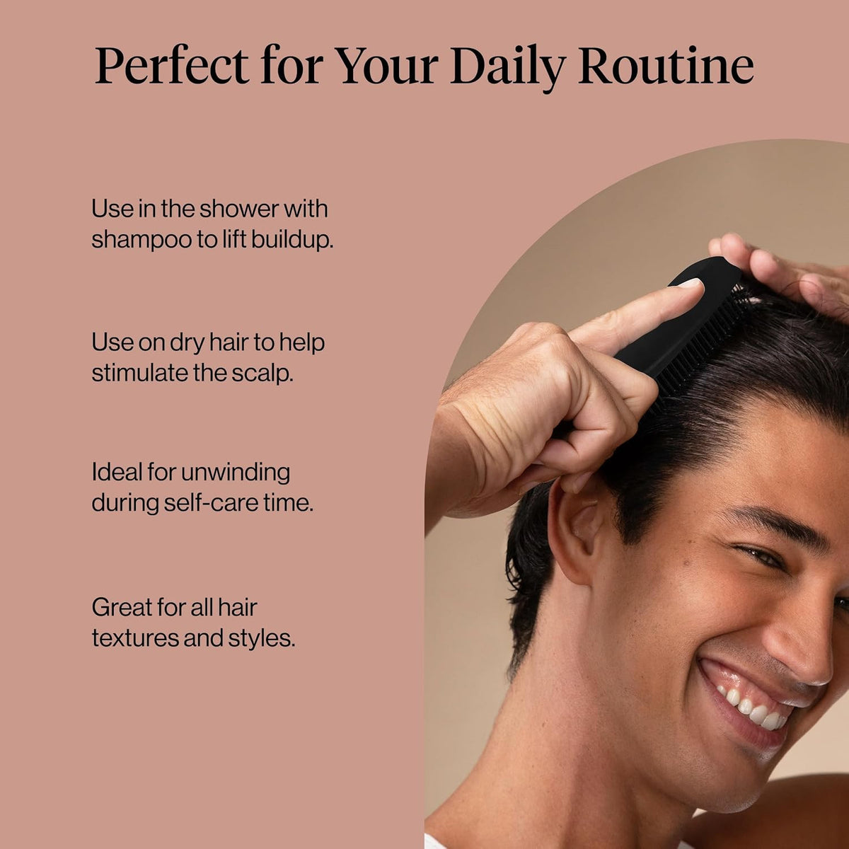 Scalp Renewal Hairbrush & Scalp Massager for Hair Growth & Exfoliation