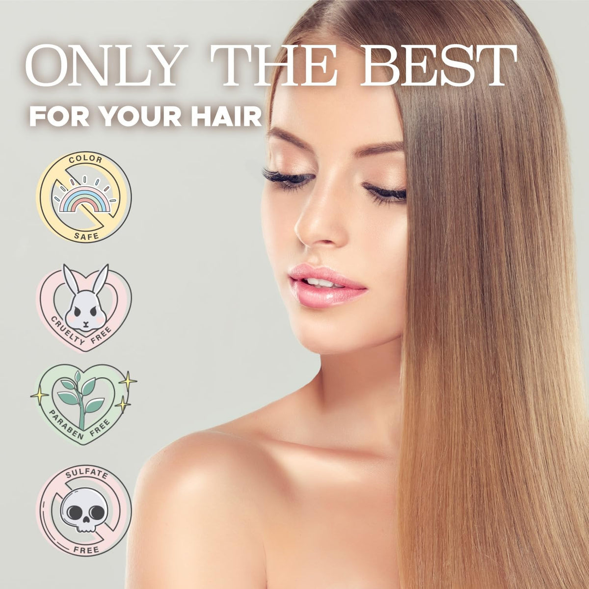 Rice Water Shampoo & Conditioner Set for Damaged Hair - Strengthening & Nourishing