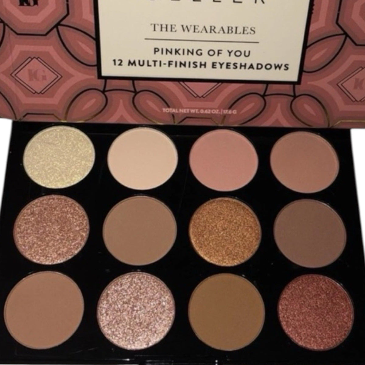 12-Color Multi-Finish Eyeshadow Palette Pinking of You by Laura Geller