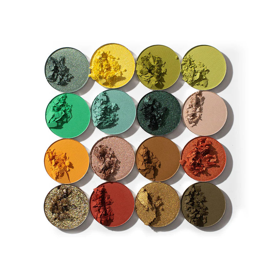 16 Shade Eyeshadow Palette with Mirror Waterproof Highly Pigmented