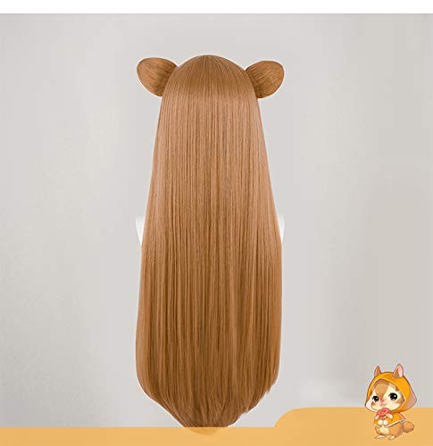 Long Straight Anime Cosplay Wig for Halloween & Costume Events