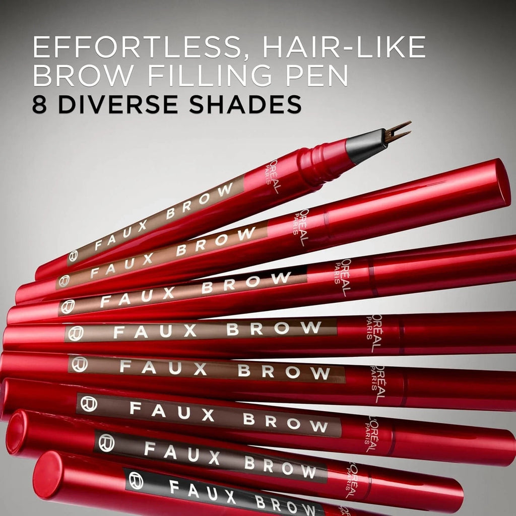 Eyebrow Pen with Double Brush Tip - Waterproof & Long Lasting - Color Options