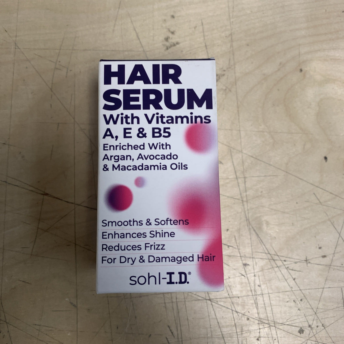 Hair Serum with Vitamins for Dry & Damaged Hair Treatment - Sohl-I.D.