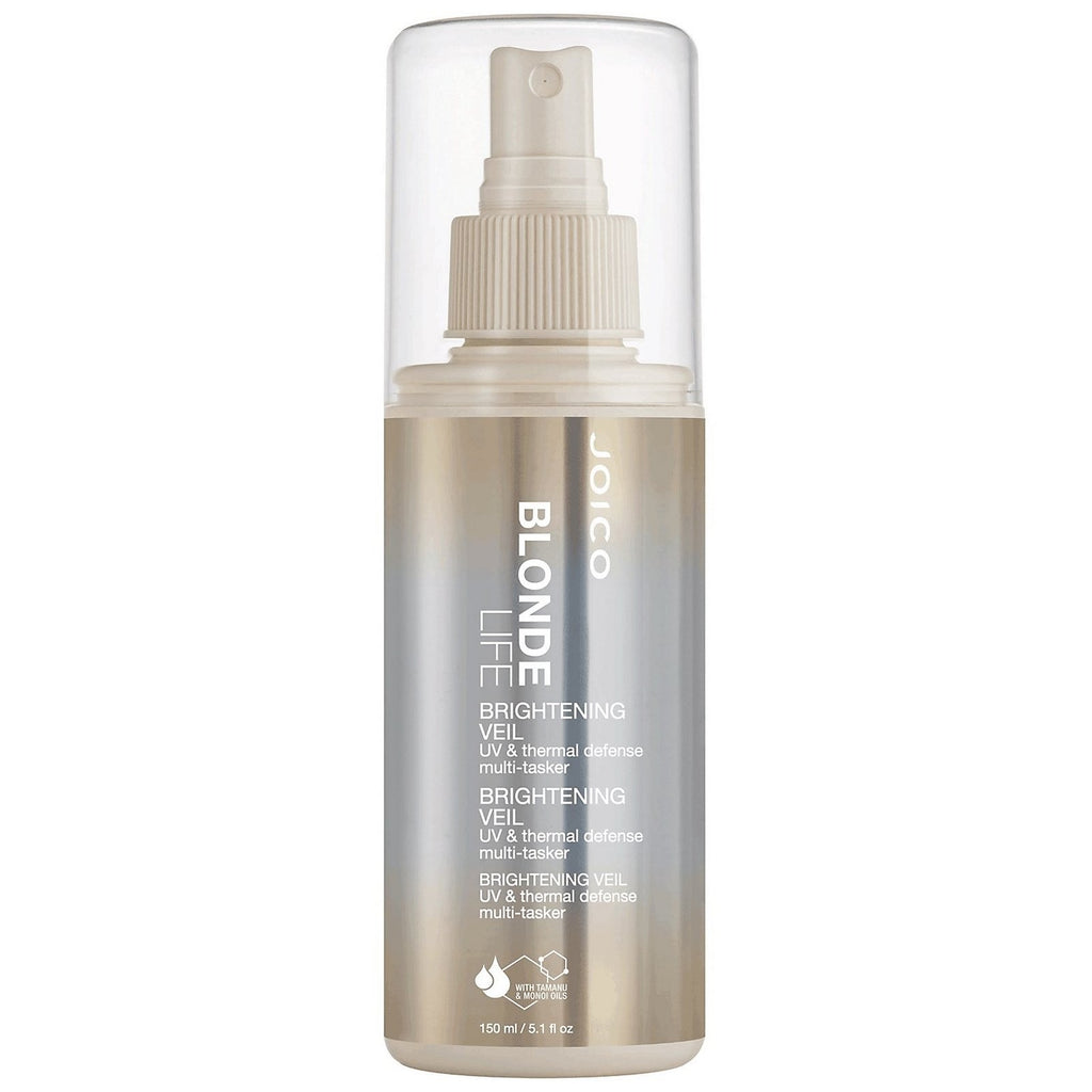 Blonde Hair Brightening Veil Spray for Shine and Damage Protection - 5.1 Oz