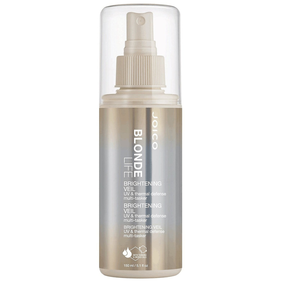 Blonde Hair Brightening Veil Spray for Shine and Damage Protection - 5.1 Oz