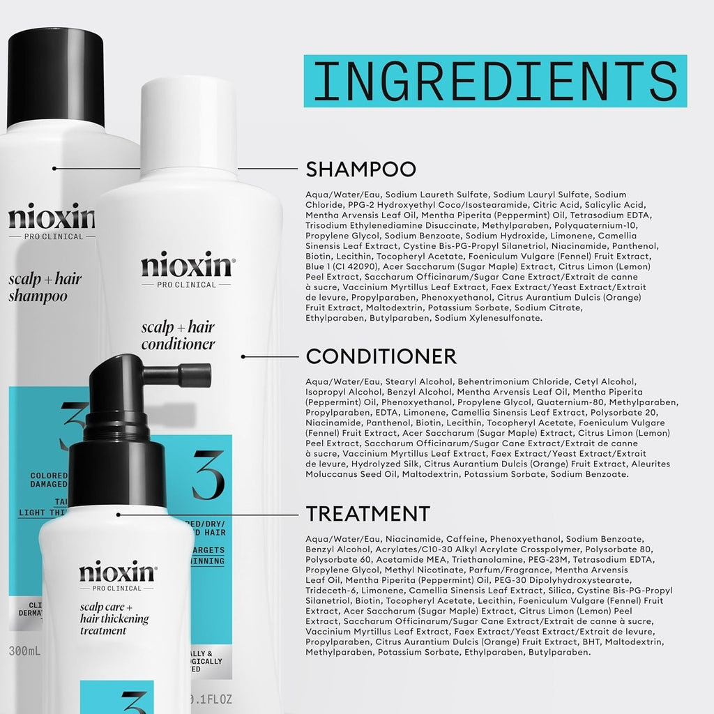 Hair Thickening System with Biotin Gel for Thinning Hair - Unbranded