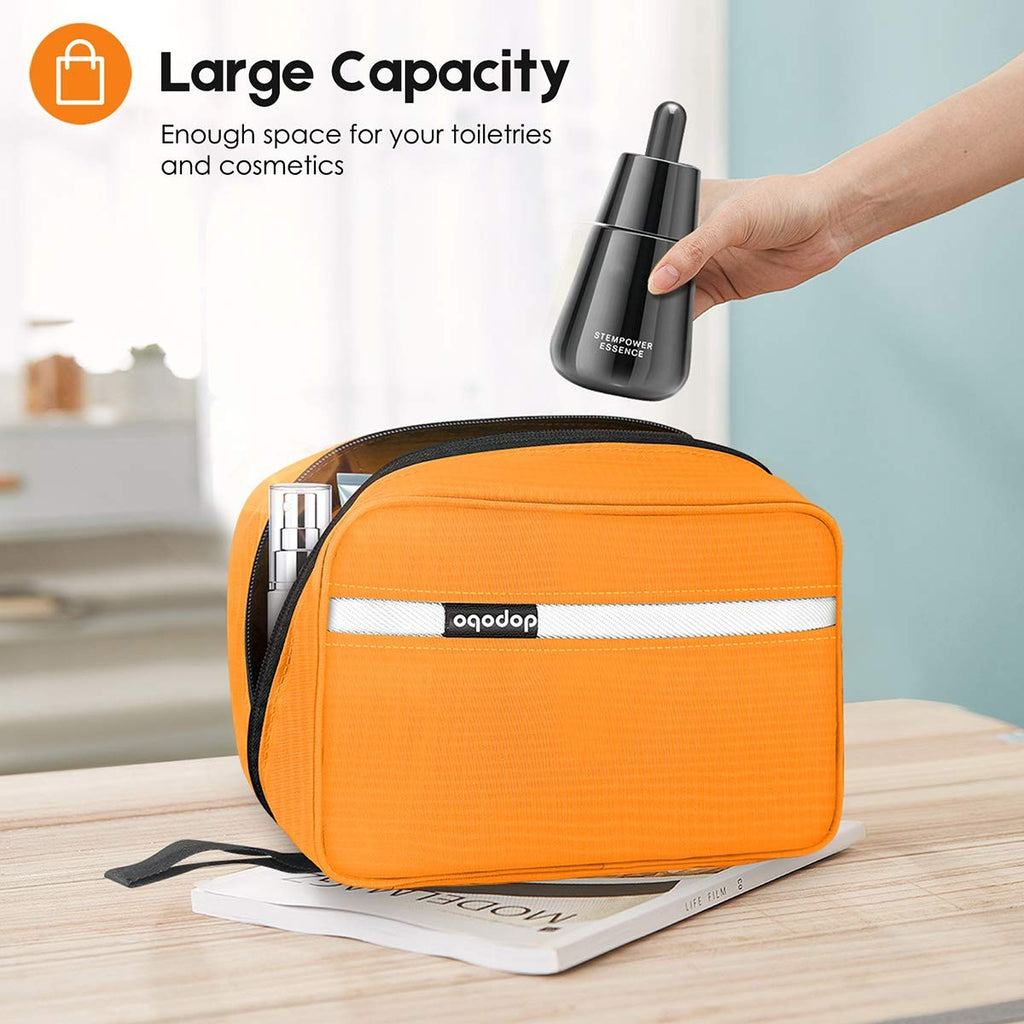 Waterproof Travel Toiletry Bag with Hanging Hook for Men & Women