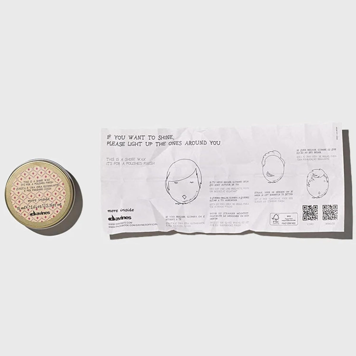 Davines This Is A Shine Wax Glossy Styling Cream Light-Hold 2.72 oz