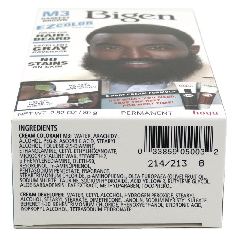 (2 Pack) Beard & Hair Color Kit - Darkest Brown, Natural & Gentle