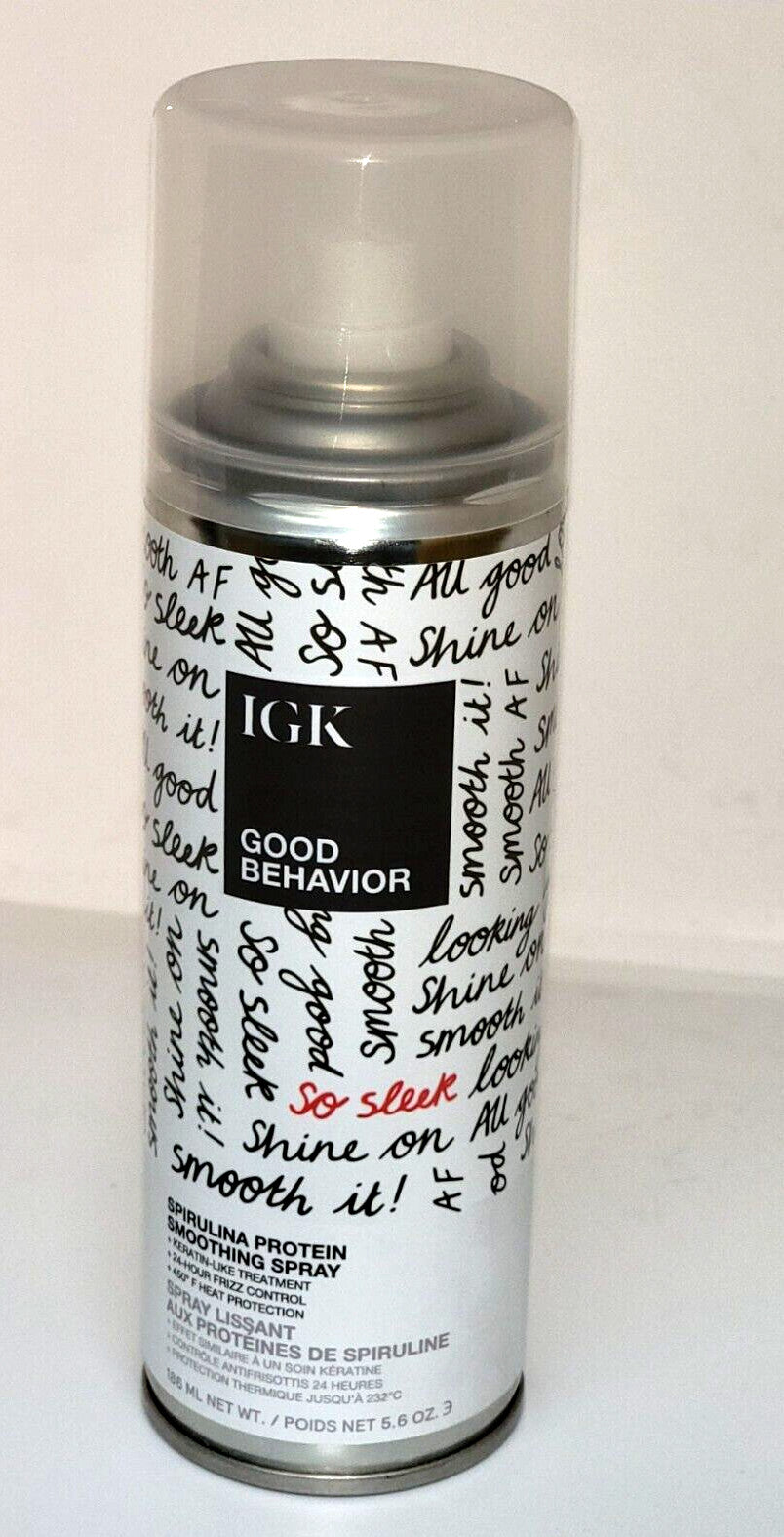 IGK Good Behavior Spirulina Protein Smoothing Hair Spray 5.6 Oz