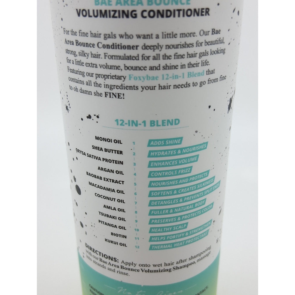 Foxybae Bae Area Bounce Volumizing Conditioner 3-Pack - 12-in-1 Hair Growth Blend