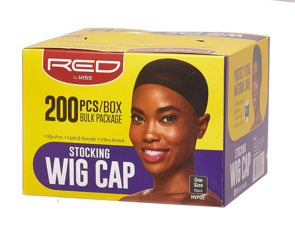 200PCS Breathable Red Wig Caps - Secure Fit, Comfortable Hair Cover