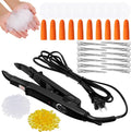 Keratin Hair Extension Kit with Heat Iron & Beads - DIY Hair Styling Set