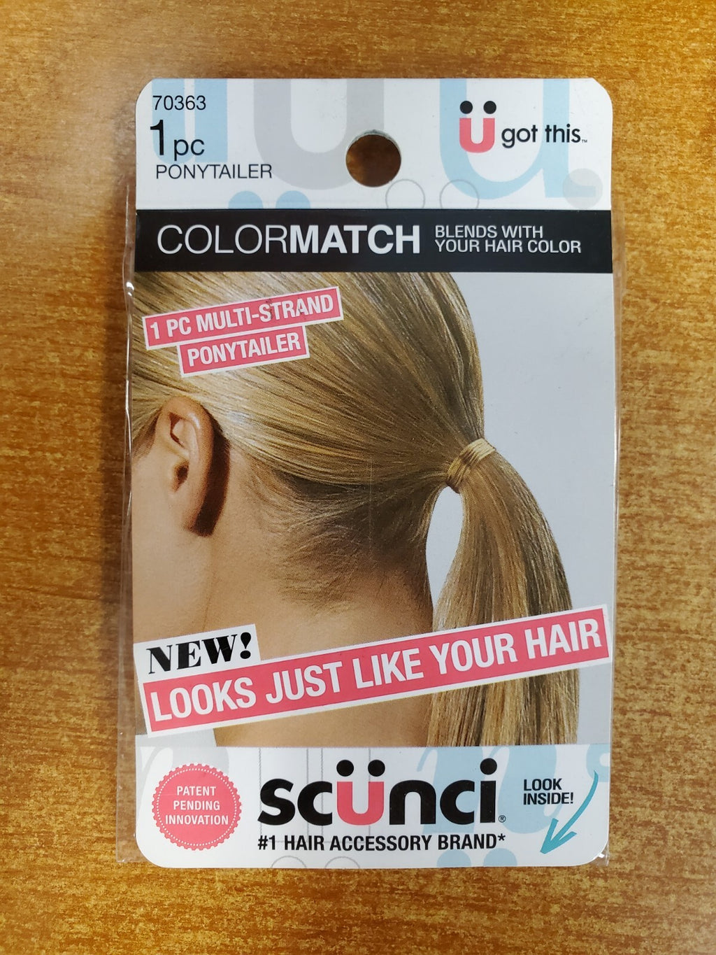 Color Match Multi Strand Ponytail Holder Blonde Hair Accessories Pack