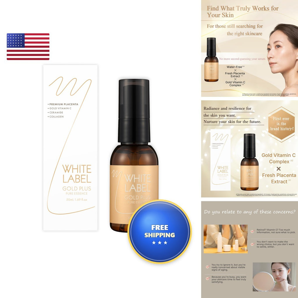 Vitamin C Serum with Placenta & Collagen for Bright Skin 50ml