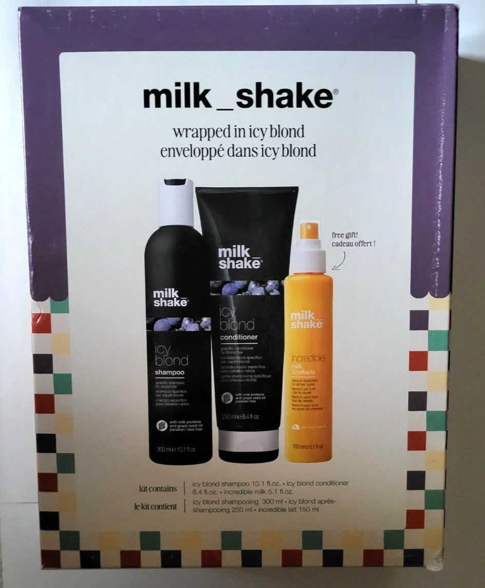 Blonde Hair Toning Shampoo & Conditioner Set with Milk Proteins - 2 Pack