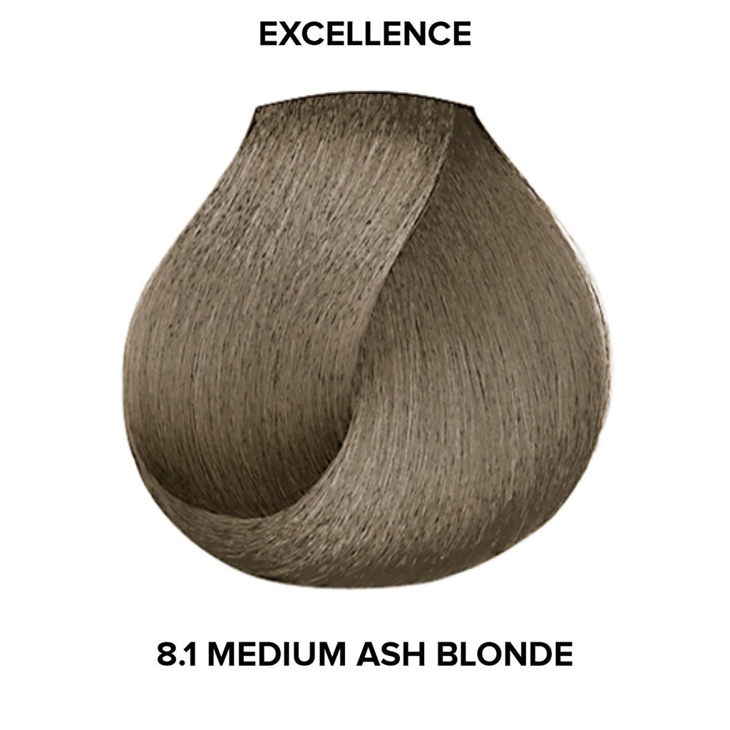 Permanent Hair Color Medium Ash Blonde with Rich Crème Formula