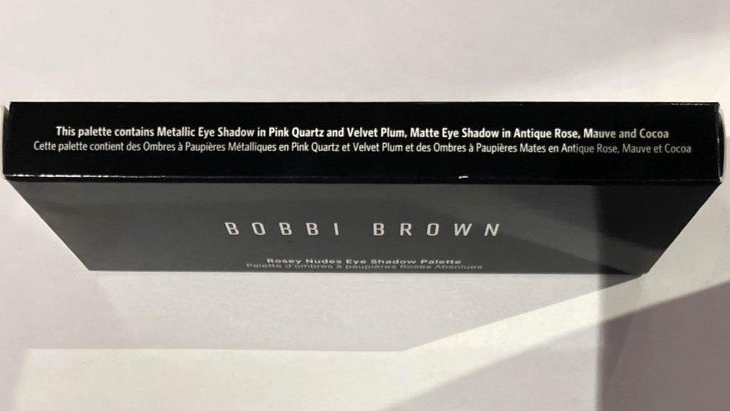 Bobbi Brown Rosey Nudes Eye Shadow Palette — 5 Shade Velvet Plum Mauve Cocoa