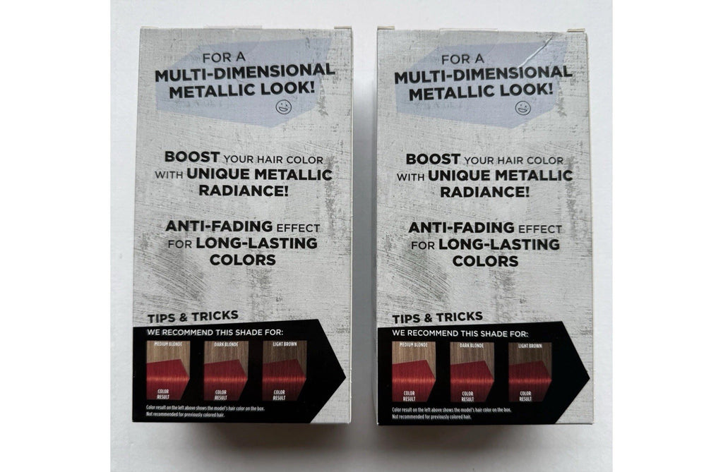 Got2b Metallic Permanent Hair Color Real Red M76 - 2 Pack