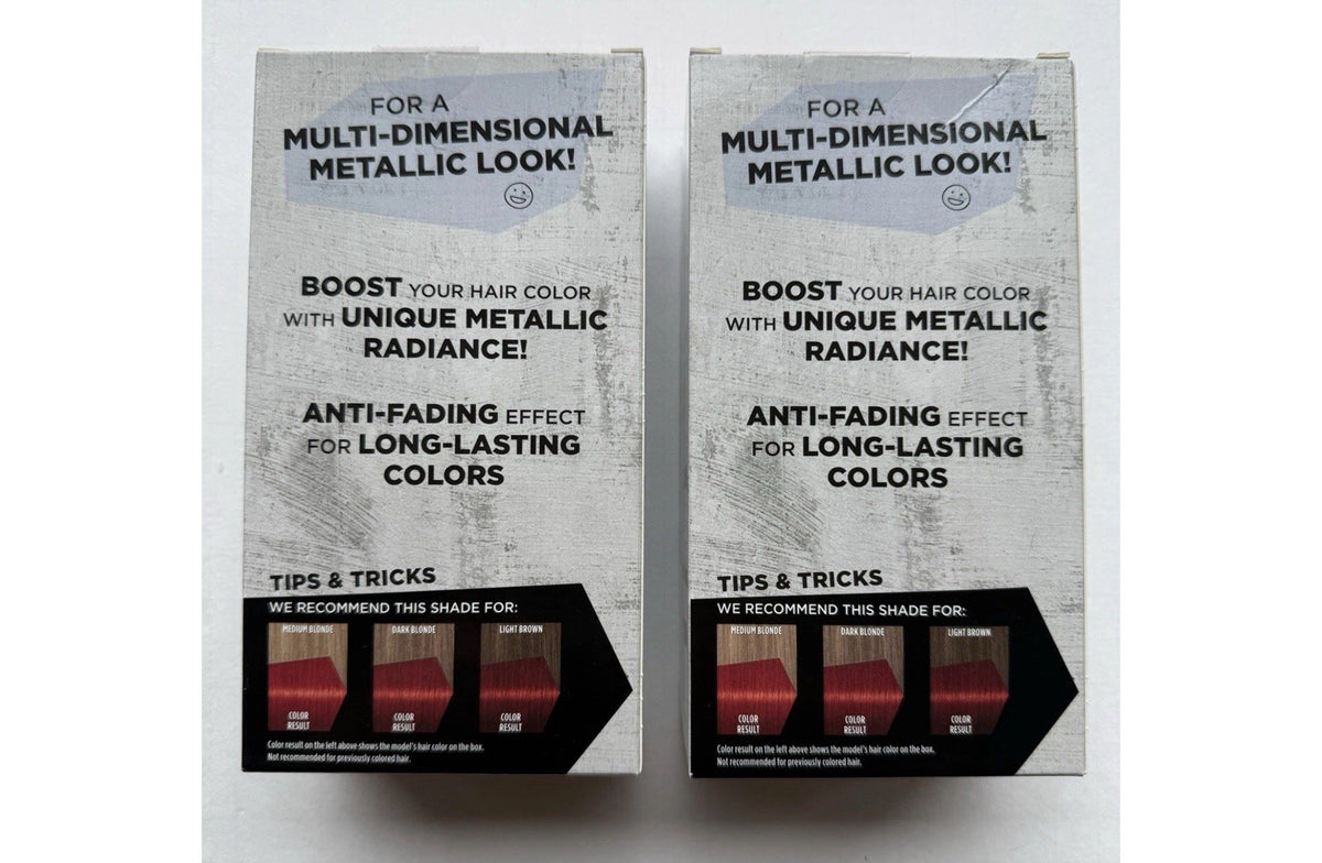 Got2b Metallic Permanent Hair Color Real Red M76 - 2 Pack