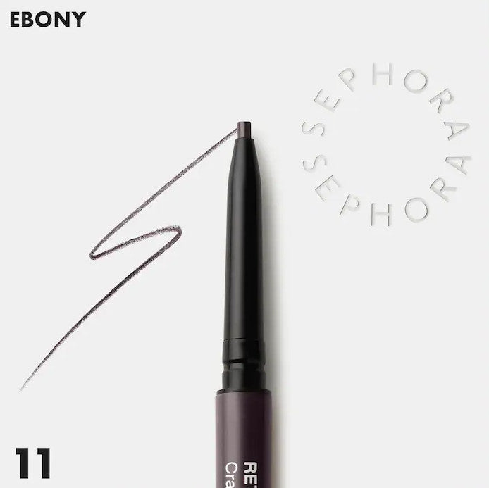 Waterproof Retractable Eyebrow Pencil - 12 Natural Shades for Precise Brows