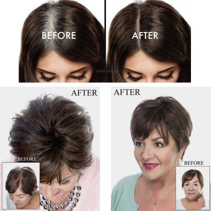 Remy Human Hair Topper with Silk Base Clip-In Hairpiece for Volume & Coverage