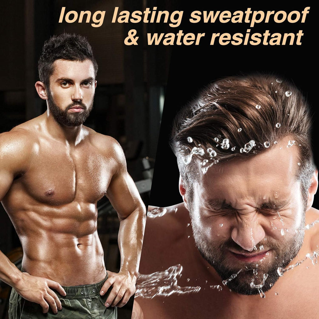 Waterproof Beard Pencil Filler for Men - Natural Look, Long Lasting, Easy to Use