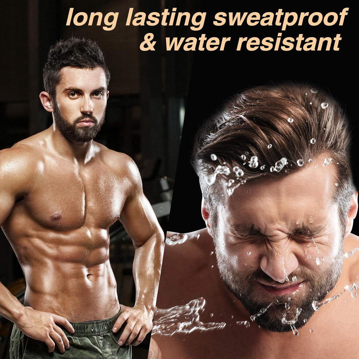Waterproof Beard Pencil Filler for Men - Natural Look, Long Lasting, Easy to Use