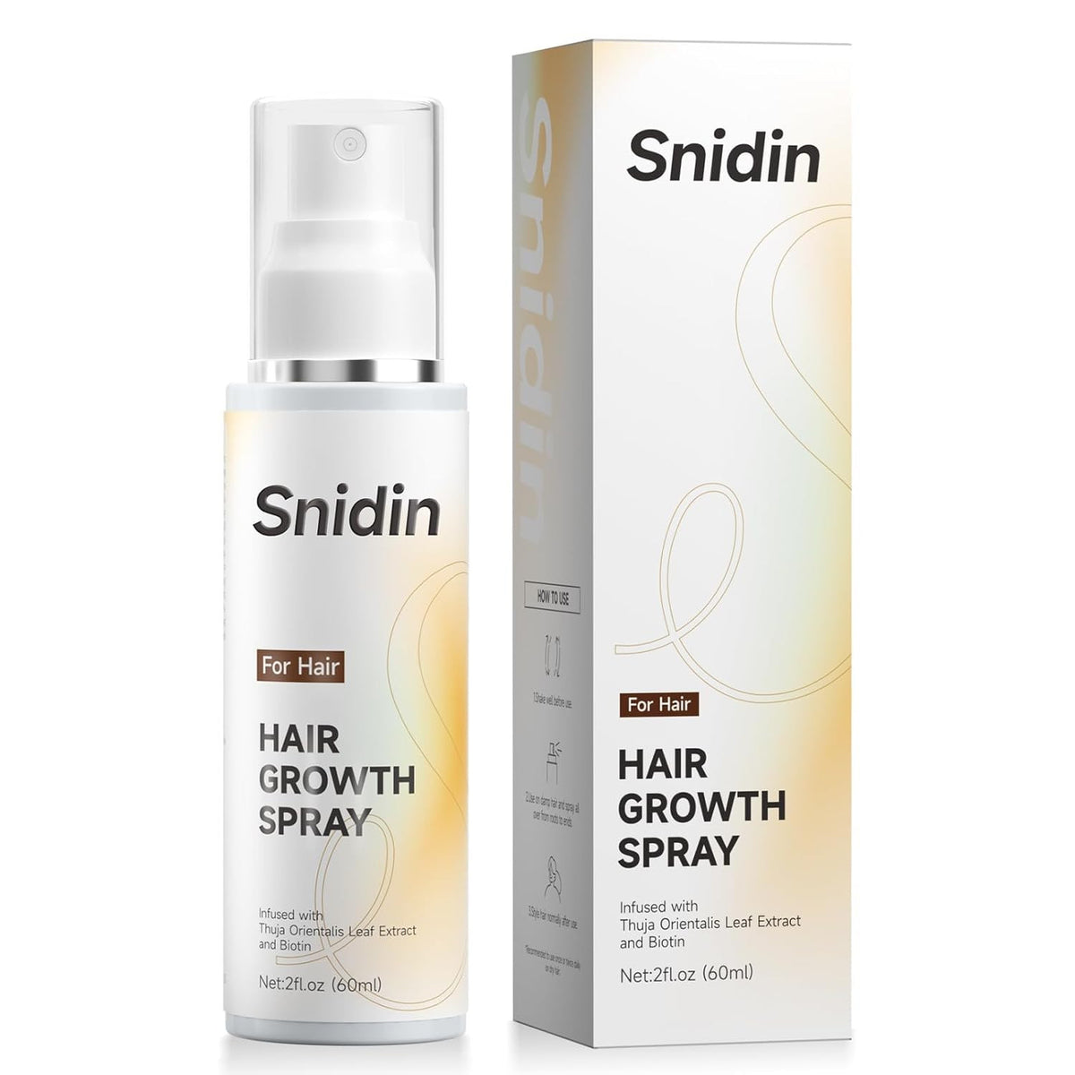 Hair Growth Spray with Rosemary Oil & Biotin - Nourishing & Non-Greasy