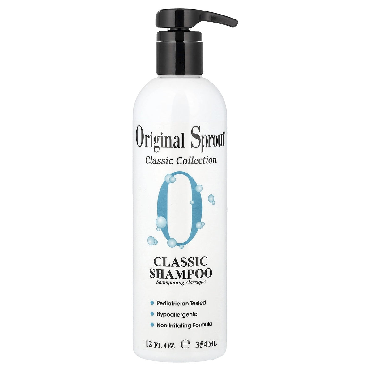 Hypoallergenic Baby & Kid Shampoo - Gentle, Detangling, Organic Botanical Formula 12 fl oz