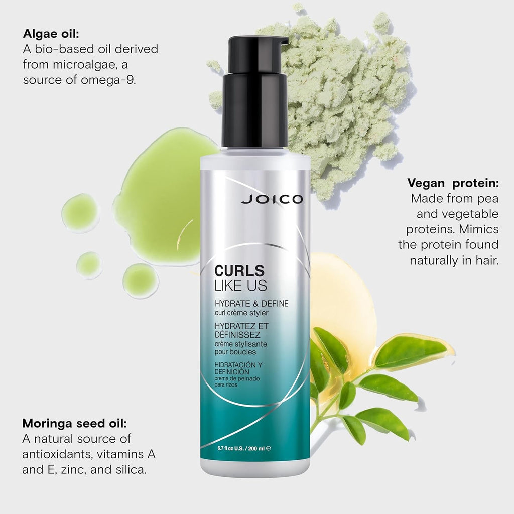 Curl Styling Cream for Hydrated, Defined Curls - 6.7 oz