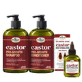 Pro-Growth Hair Care Set with Shampoo, Conditioner & Root Stimulator