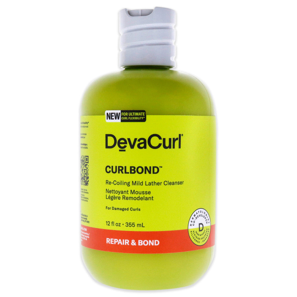Unisex CurlBond Cleansing Shampoo - 12 oz for Damaged Curls & Bond Rebuilding