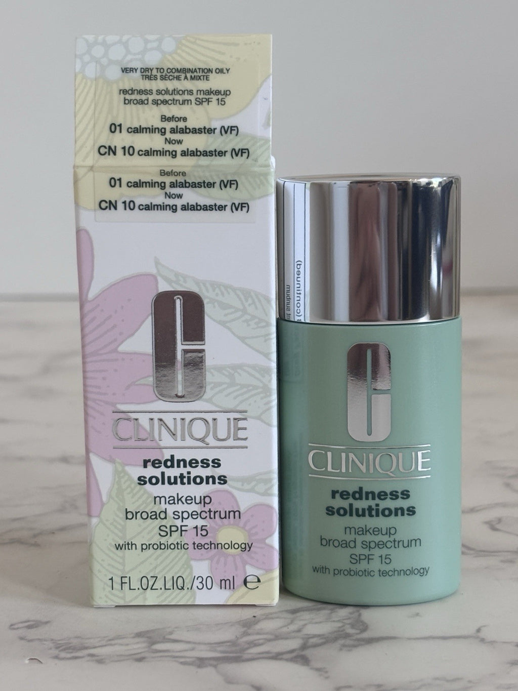 Clinique Redness Solutions Makeup SPF15 10 Calming Alabaster – 1oz/30mL