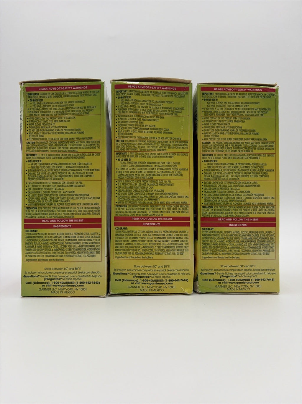 Garnier Nutrisse Ultra Color Light Intense Auburn Hair Dye - 3 Pack