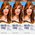 Light Auburn Permanent Hair Color Kit - Pack of 3, 6R Natural Shade