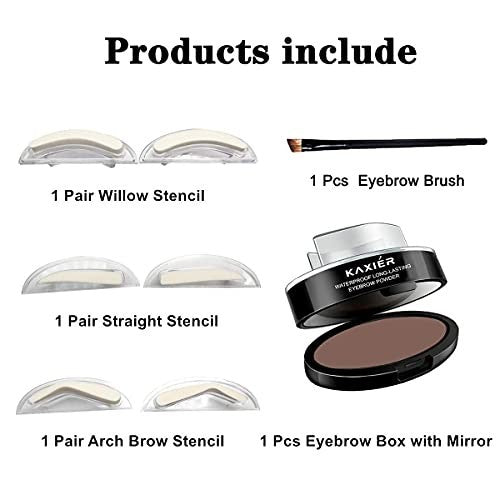 Waterproof Eyebrow Stamp Kit Light Brown 301 - Long-lasting & Easy to Use