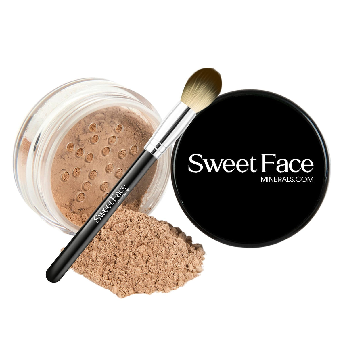 Concealer with Brush - Full Coverage SPF 20 Cast Light to Dark Shades