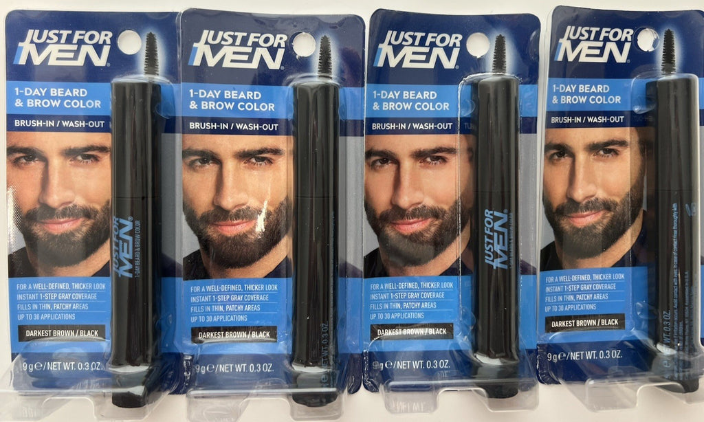 Men's 1 Day Beard & Brow Color Kit - 4 Shades, Fast Shipping