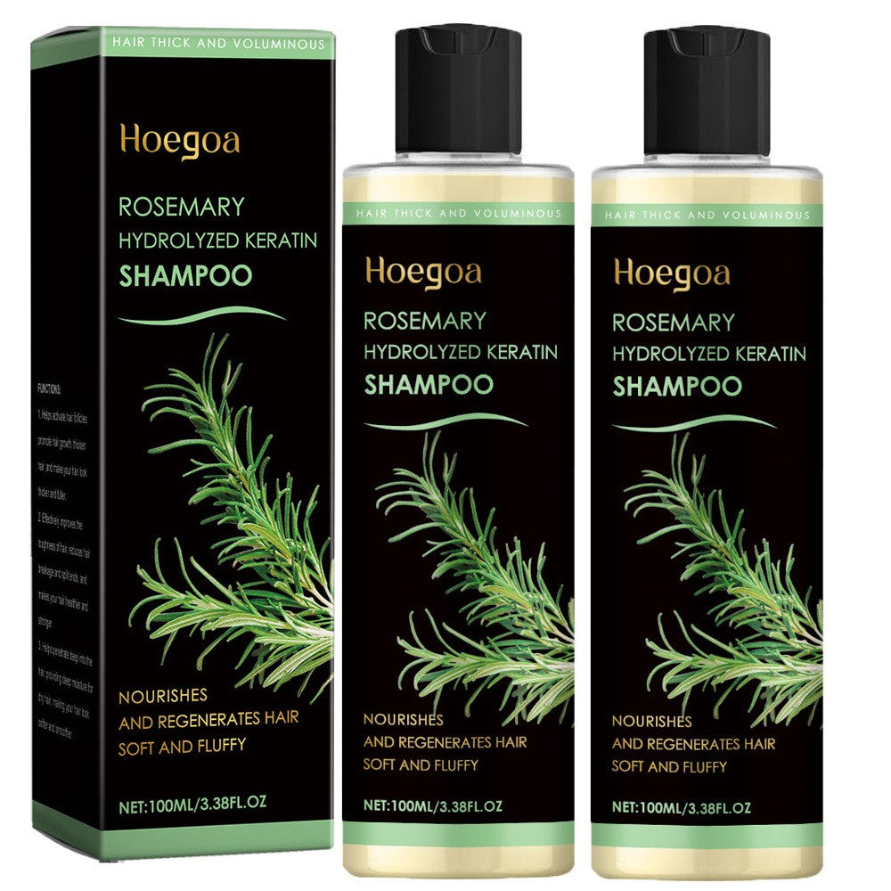 Organic Rosemary Hair Growth Shampoo for Thicker, Stronger Hair - 2 Pack