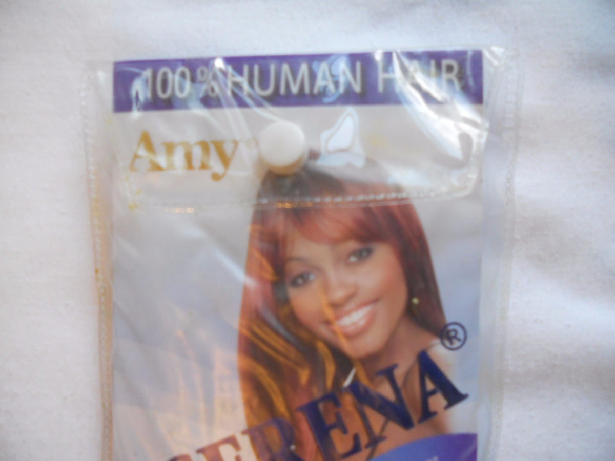 100% Human Hair Yaky Wig - Amy Serena Premium Yaky Style, 10 inches, Color 4 B7