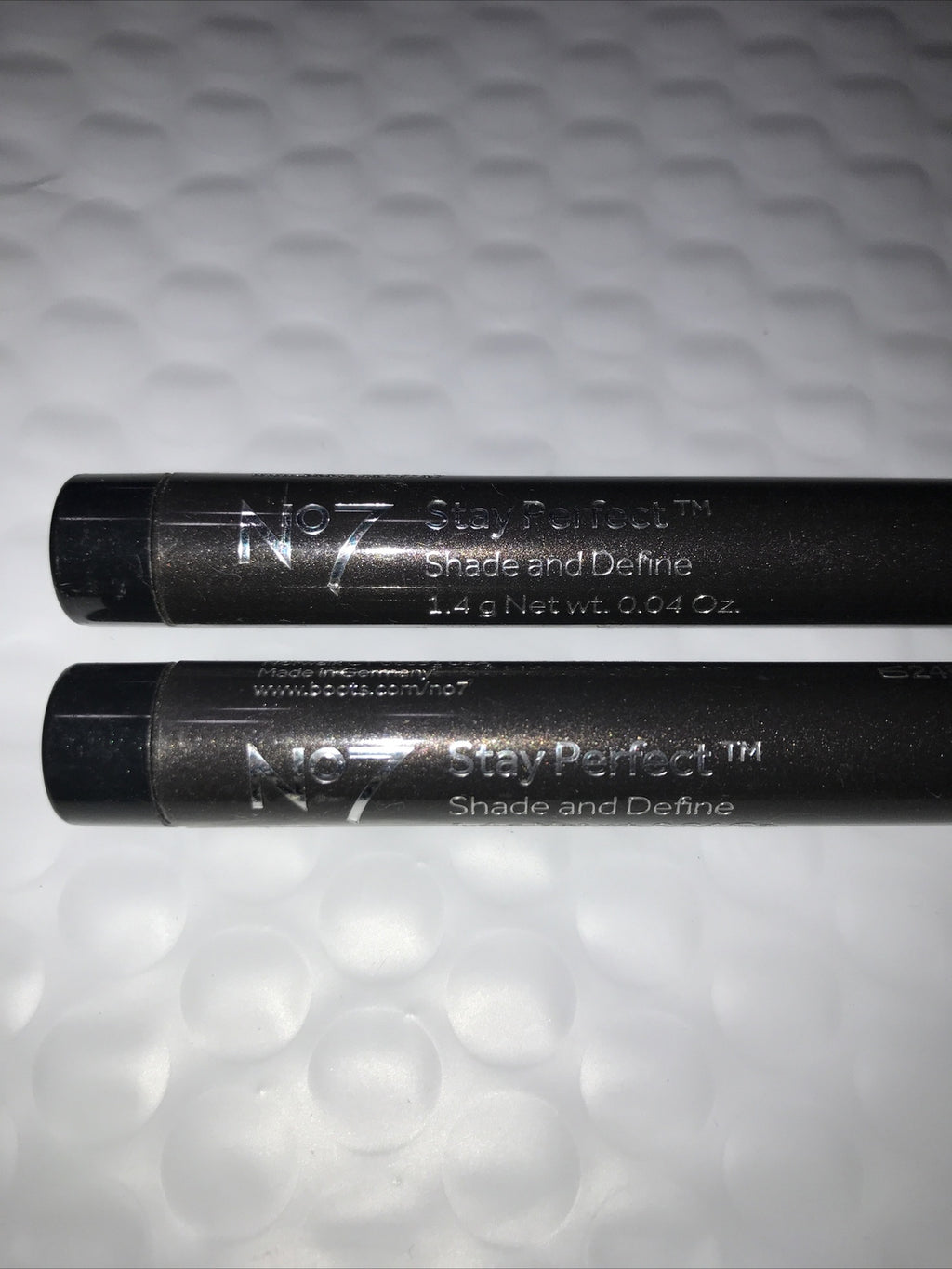 Boots No7 Stay Perfect Eye Liner Black Shimmer Unsealed Lot of 2 Liners