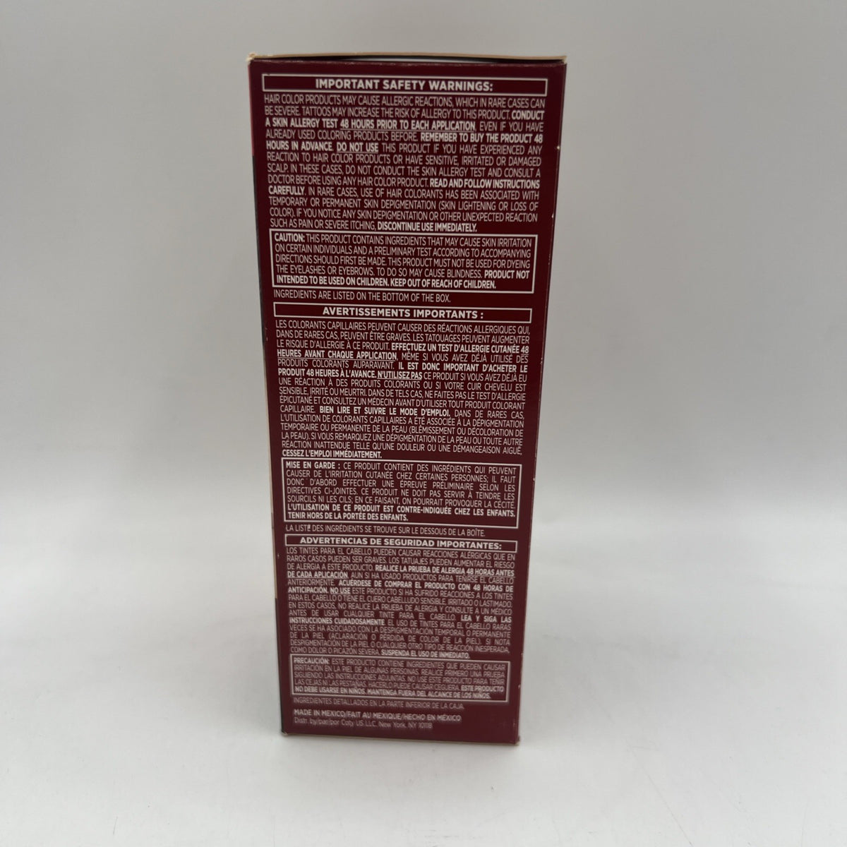 Vidal Sassoon Hair Color 5VR 2 Pack - Permanent Hair Dye Kit