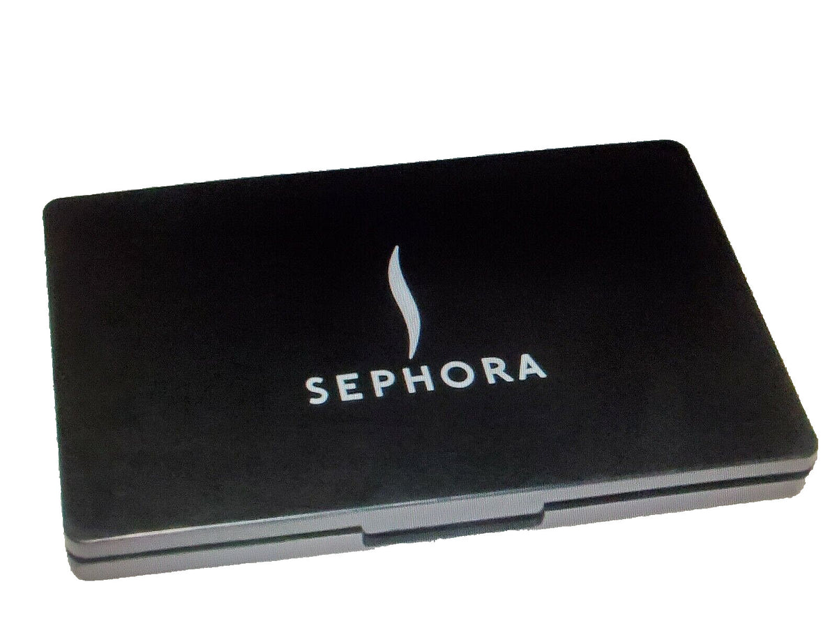 Sephora Compact Mirror Set - Hinged with Magnifying and Regular Mirrors, Gift Box