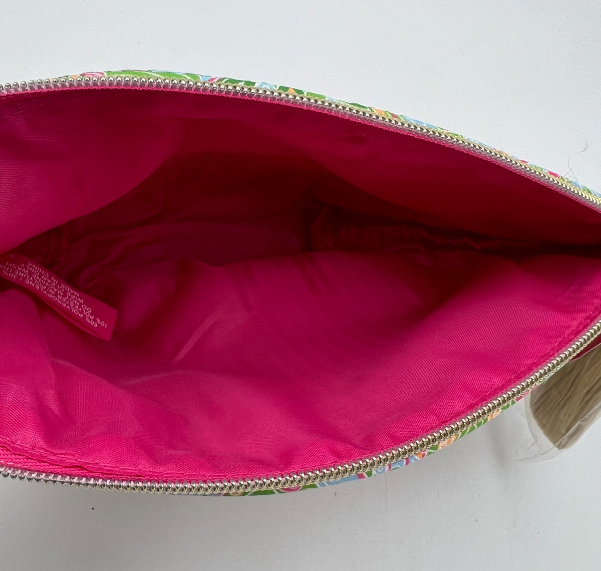 Estée Lauder Straw Makeup Bag with Zipper – Authentic Cosmetic Organizer