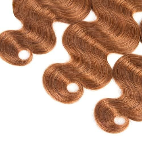 Brazilian Virgin Hair Body Wave Extensions - Light Brown 24-28 Inch